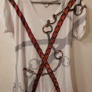 Noble Equestrian V Neck T Shirt